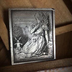 Vintage Alice in Wonderland Buckle